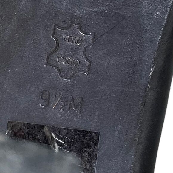 MICHAEL MICHAEL KORS Leather High Heel Ankle Boots Black 9.5 - Picture 12 of 14